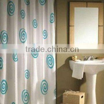 Waterproof Design Bathroom Shower Curtain PEVA Bath Curtain