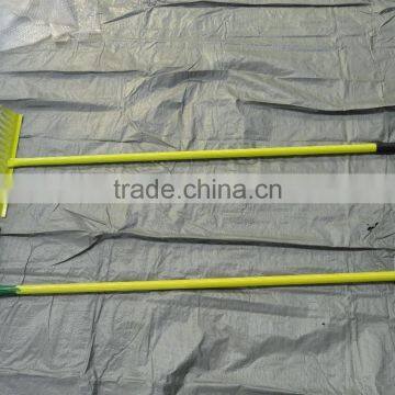 High quality long handle steel rake