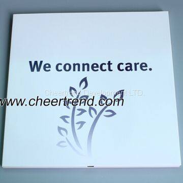 2017 Fashion Paper Business Card 7 Inches Lcd Video Brochure 210*210 mm Video Greeting Card With 1000 Mah photo-3