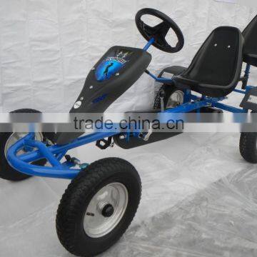 2 Seat Cheap Free Wheel Pedal go Karts for Sale , Metal Pedal Cars