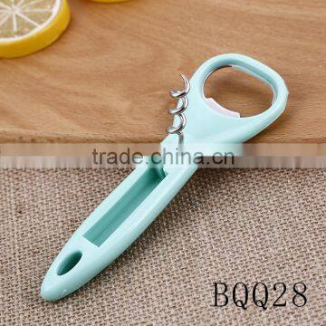 Factory Wholesale Simple Design Cheap Promotion PP Handle Stainless Steel Beer Bottle Opener