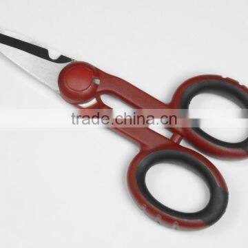 Plastic Handle Black Stainless Steel Electric Scissor RTES004AS