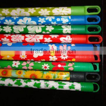 PVC Coated Long Wood Broomstick photo-3
