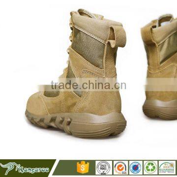 Beige Military Desert Combat Boots photo-4