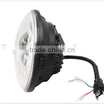 IP68 7 Inch Landrover Defender LED Headlights Hi-low Beam Moving Driving LED Headlamp photo-4