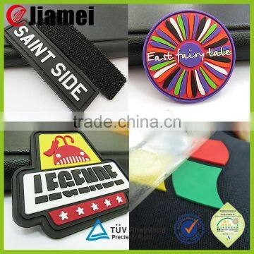 Wholesale clothing customized 3D sticker silicone badge rubber patch