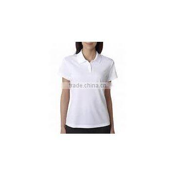 Custom 100% Cotton Slim Fit Golf Polo Shirt Unisex White Polo t Shirt photo-2