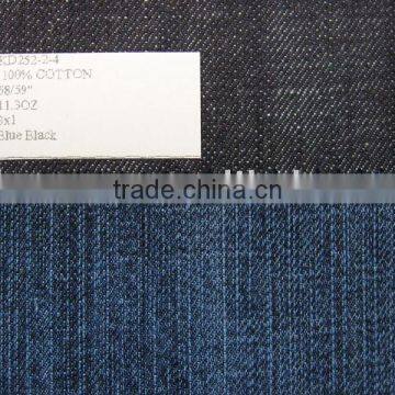 11.3oz 97%cotton 3%spandex cotton denim fabric 4 way stretch denim fabric