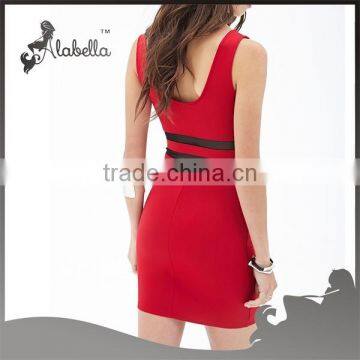 Mesh Panel Bodycon Dress of 2015 Hot Selling Fashion Dress for Women photo-6