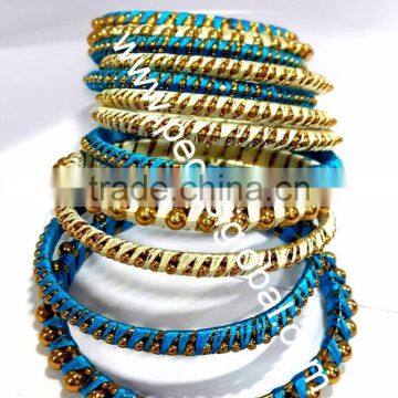 Stylish Micro Gold Plated Kadas, Wholesale Fancy Indian Kada Bangles photo-6