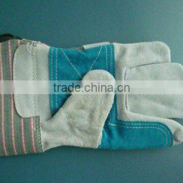 long insulation cow leather working gloves