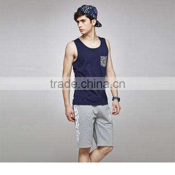 Custom Casual Embroidery 100%cotton Tank Tops photo-2