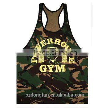 Cotton Men Sport Fitness Tops Gold's Powerhouse USA GYM Tank Top Vest Muscle Singlet Men Stringer Bodybuilding Plus Size 2XL photo-3