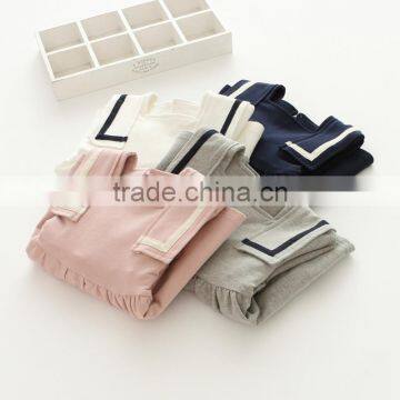 S60628B 2017 New Autumn Child Collar Dress for Girls