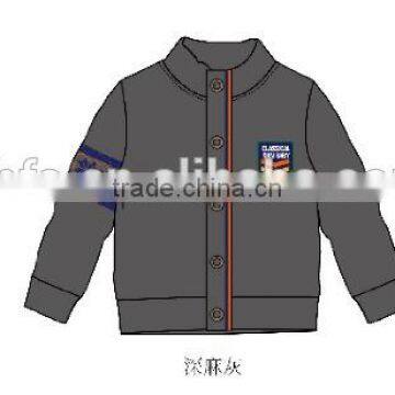 2015 New Fashion Hoodies Boy Top Winter Wool Baby Knit Sweater Design Custom Coat photo-2