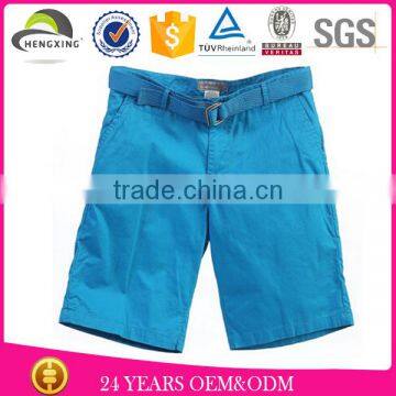 factory custom 100% cotton mens chino shorts