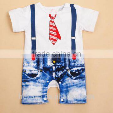 100% Cotton Short Baby Romper Wholesale photo-6