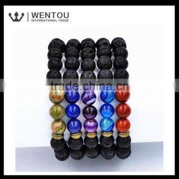 New Designs Hot Sale Lava Beads Bracelet photo-2
