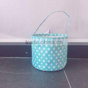 Monogrammed Polka Dot Easter Bucket photo-6