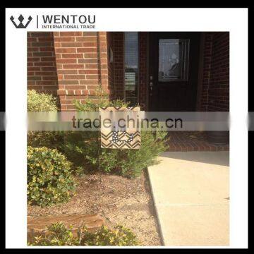 Wholesale Monogrammed Burlap Garden Flag photo-3