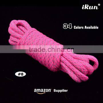 Pink Stylish Hot Sale 3M Yeezy Boost Shoelaces - Laceswap 3M Party Shoelaces For Asicsgel Sneakers - Air Yeezy Laces