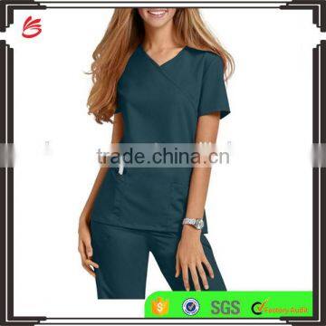 Fashionable medical scrub suit/scrub set/nurse hospital uniform designs