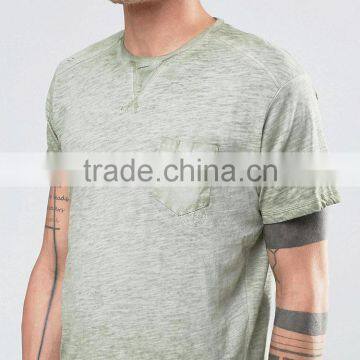 Guangzhou Shandao OEM Manufacturing Casual Summer 200g 100% Cotton Short Sleeve O-neck Custom Stone Washed Blank T-shirts photo-3