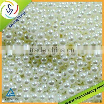 Pearl Beads of Plastic,Imitation Plastic Pearl Beads Without Hole photo-2