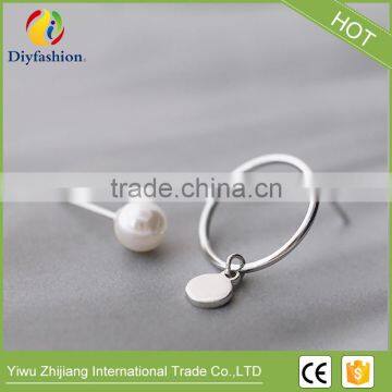 2017 New 925 Sterling Silver Imitation Pearl Earring Stud Jewelry photo-2