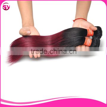 Different Types Wholesale Two Tone Colored Brazilian Hair Weave