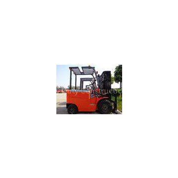 4 Wheel Electric Forklift Truck 3.5 Ton For Moving Cargo In Pallets , Battery Fork Lift