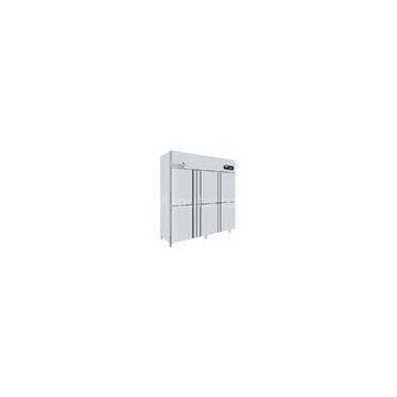 Slilver Upright 6 Door Side By Side Refrigerator Freezer Stainless Steel