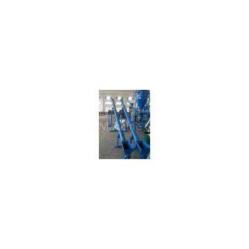 High Efficient Tires Recycling Equipment With Blue Ls Screw Conveyor , No Air Pollution