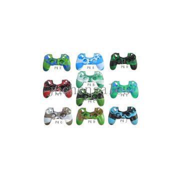 Camouflge Silicone Case Skin Joysticks Protective Cover For PS4 Controller Rubber Case