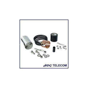 Copper Strap Type Grounding Kit For Telecom Coaxial Cable