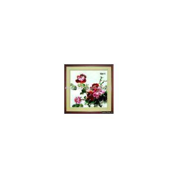 Flowers ( embroidery craft/ handmade embroidery/embroidery painting)