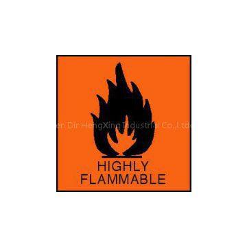 Highly Flammable Warning Label