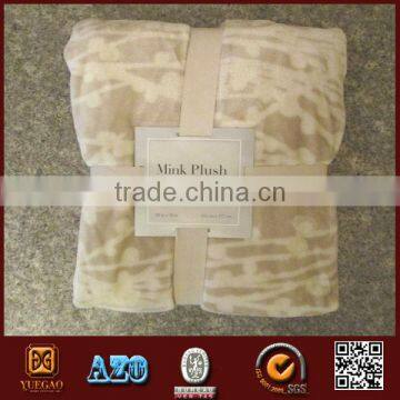 custom cheap mink blanket in china