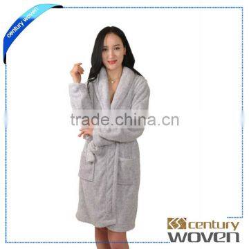 Dressing gown 100% cotton towelling bathrobe