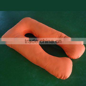 cotton cover with non-woven fabric inner cover filling orange pregnancy Contoured Body Pillow