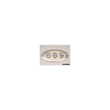 oval shape house door plate