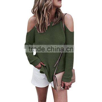 B33757A 2017 Autumn Women Hot Fashion Loose Plain Knit Thin Sweater photo-3