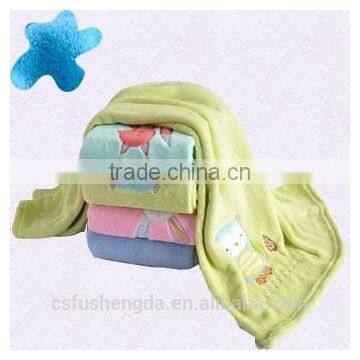 Super Soft 100% Polyester Knitting Patterns Baby Fleece Blanket and Throw photo-2