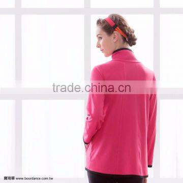 Yoga Clothes High Neck Fleece Women Jacket photo-2