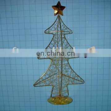 christmas iron wire tree/christmas tree with jingle bell/christmas tree