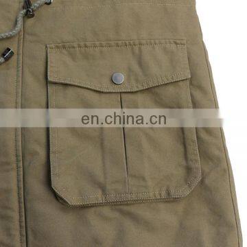 High Quality Cotton Parka With Detachable Hood Mens Parka Jacket photo-4