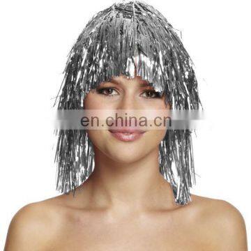 Halloween Carnival Party Tinsel Wig for Adults photo-5