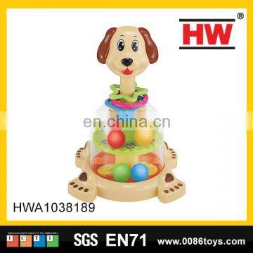 New design educational spinner toys dog feature the plastic animal toys