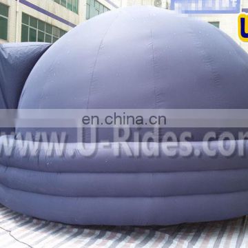 blue nylon oxford portable planetarium inflatable dome tent for education