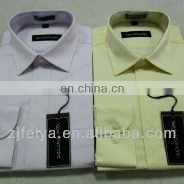 Month Top-Selling 100%Cotton No Iron Men Dress business Shirt Long Sleeve Slim Fit Shirts FYST03/04-L